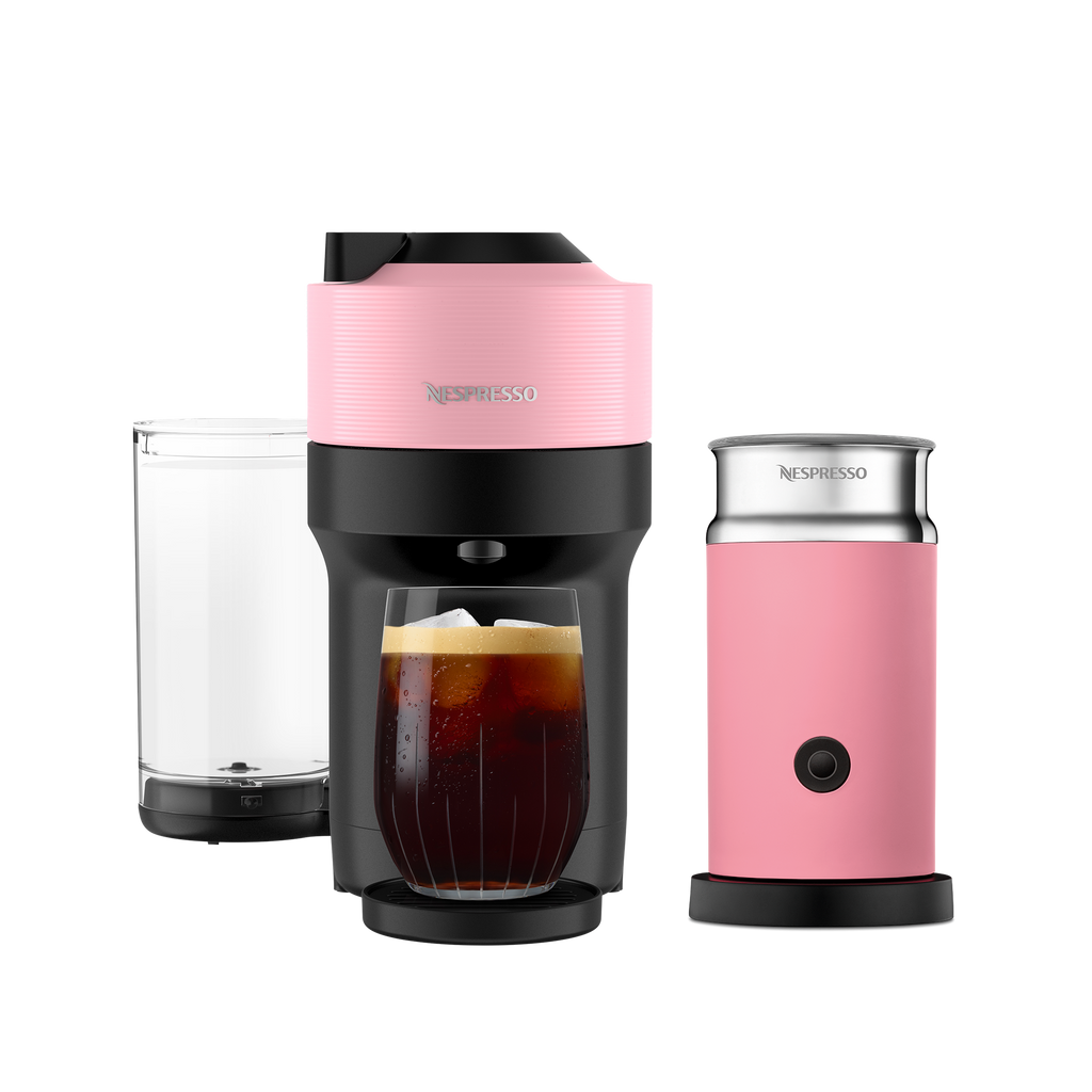 Vertuo Pop+ Candy Pink & Aeroccino Pink bundle