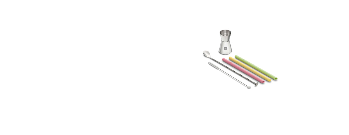 Recipe Kit - Reusable Straws and Jigger
