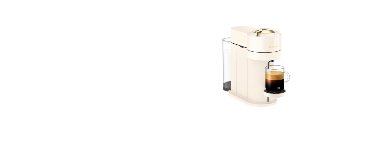 Vertuo Next Full White & Gold Bundle